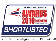 Town shortlisted for 5 Football League awards!